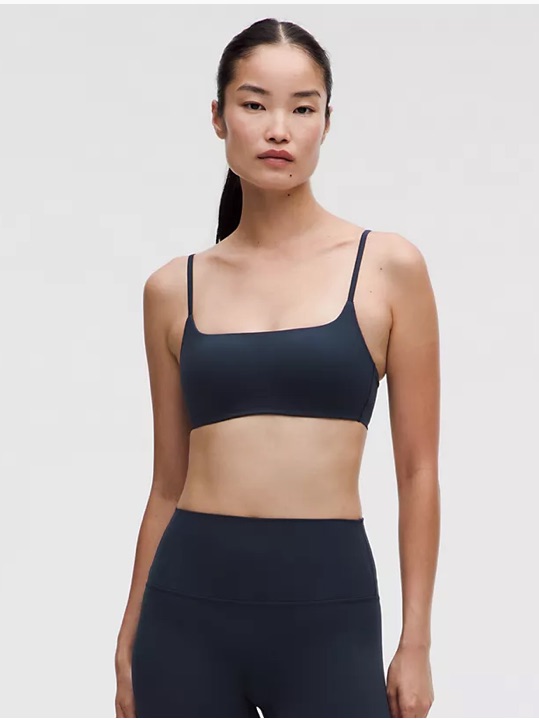 Lululemon Like A Cloud Spaghetti Strap Bra A/B 10 Navy